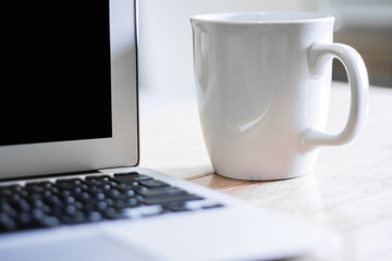 Coffee Cup on a Business Desk