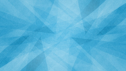 Blue and white abstract geometric background with triangle shapes layered in abstract modern art design, textured background