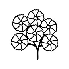 flowers garden plant decorative icon