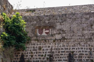 Defensive ditch along the wall of the old town
