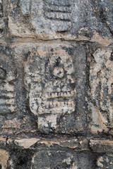 Chichén-Itzá, Yucatan / Mexico - July, 24, 2019: Chichen Itza Archaeological site