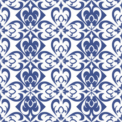 Seamless abstract background in portuguese style.