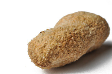 ..Peanuts in the shell isolated on white background. Healthy food