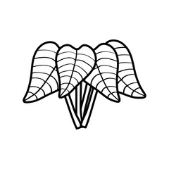 leafs plants garden nature icon