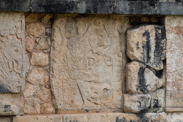 Chichén-Itzá, Yucatan / Mexico - July, 24, 2019: Chichen Itza Archaeological site