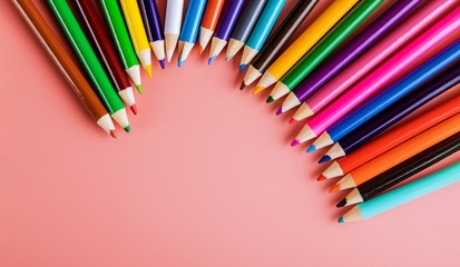 Colored pencils for art classes and school
