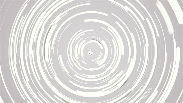 Abstract flat style rounded lines
