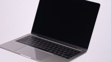 Macbook on a white background