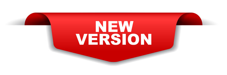 red vector banner new version