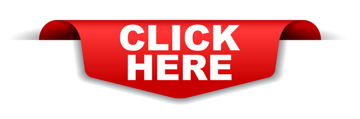 red vector banner click here