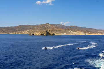 Moto de água nas ilhas gregas