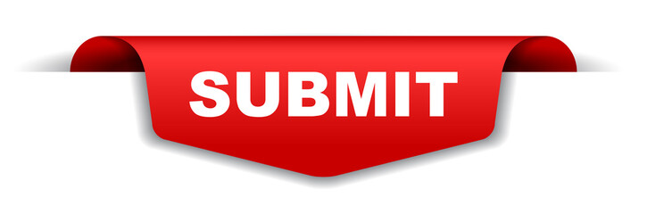red vector banner submit
