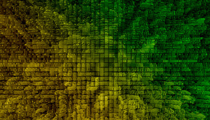 bright motley background in mosaic style