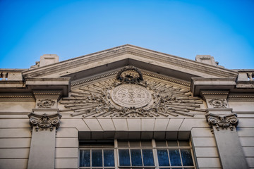 Obraz premium detail of a building