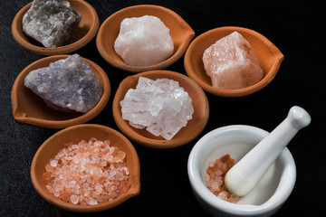 天然岩塩　Large crystals of edible rock salt Minerals