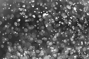 Black Bokeh, Abstract black bokeh circles background, bokeh abstract Christmas and new year theme background,