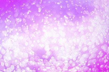 Abstract purple bokeh circles , bokeh abstract Christmas and new year theme background, purple defocused light,