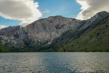 Convict Lake in the Eastern Sierra Nevada mountains, California, Mono County, California, USA. Mountain Lake at summer.