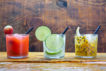 Mojitos cocktail, delicious summer drink in brazil