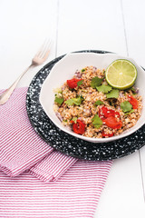Ensalada de trigo bulgur 