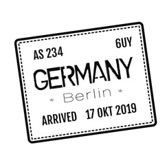 BERLIN, GERMANY mail delivery stamp