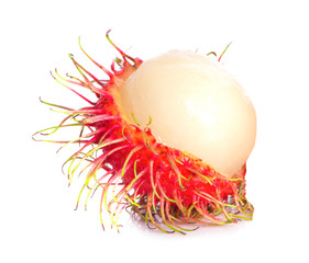 rambutan isolated on the white background