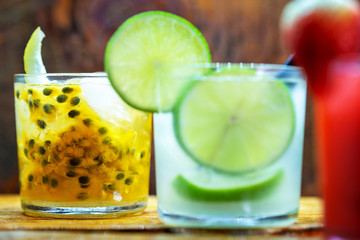 Mojitos cocktail, delicious summer drink in brazil