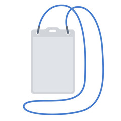 Badge simple illustration on white background