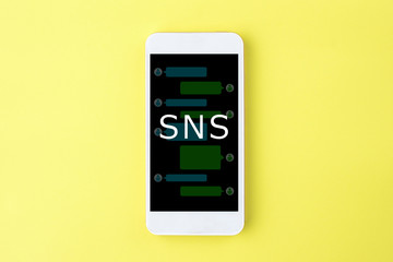 スマホのSNS機能