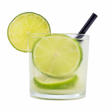 caipirinha white background, caipirinha isolated white background
