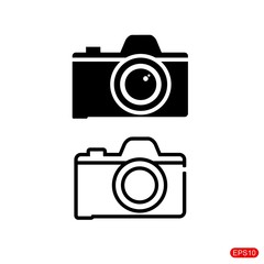 Camera Icon Vector on white background.vector design