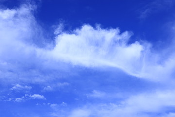 Fototapeta premium Beautiful morning clouds sky background.