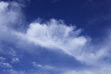 Fototapeta premium Beautiful morning clouds sky background.