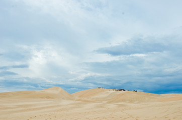 sand dunes in the desert