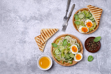 Salad of raw vegetables