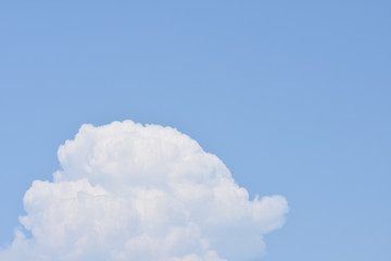 夏空と雲