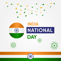 India Independence Day Vector Design Template