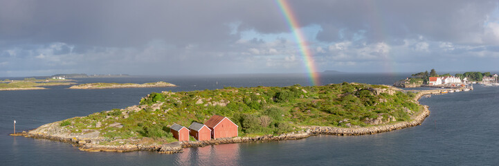 Double rainbow over Tananger/Stavanger