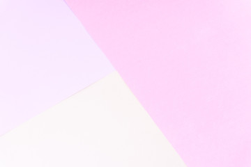 Flat layout of minimal colourful layer of pastel pink tone background.