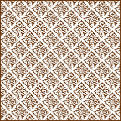 Abstract decorative wooden textured geometric mosaic background. Seamless pattern. Vector.