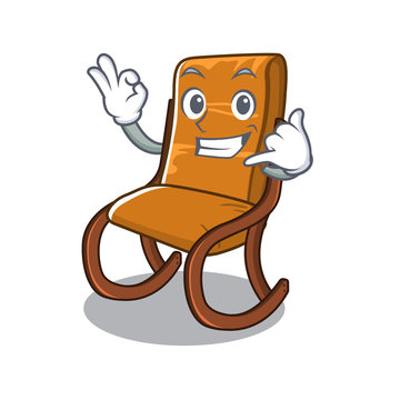 Call Me Toy Rocking Chair Above Cartoon Table