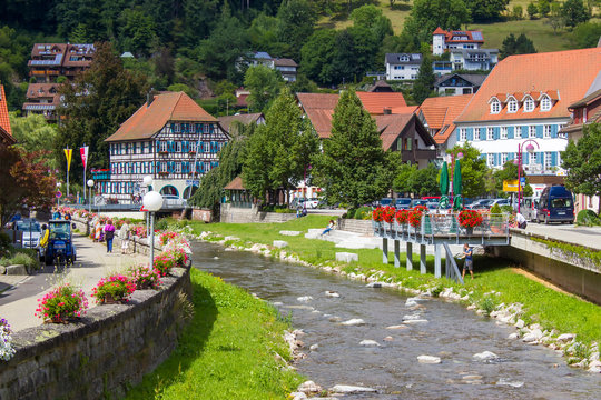 Beautuful Schiltach in Black Forest, Germany