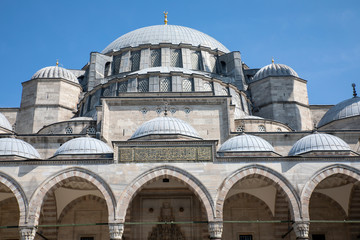 Fototapeta na wymiar Suleymaniye Mosque, Istanbul Mosque, Istanbul , Turkey