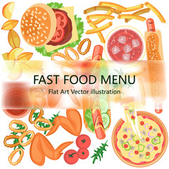 Restaurant Fast Food menu