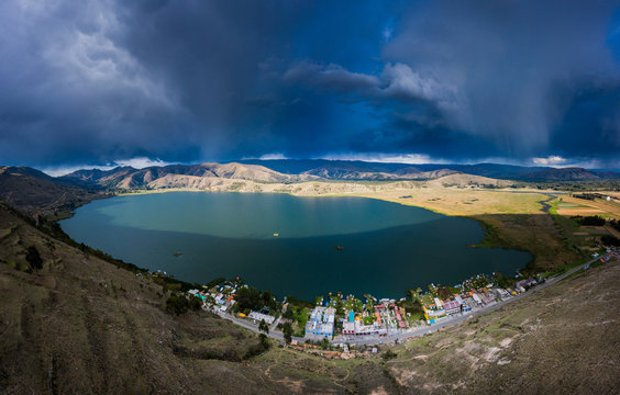 Paca lake in Junin, Peru