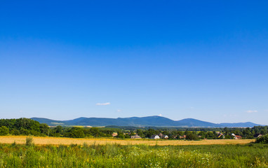 Fototapeta premium Beautiful summer view of the mountains in Slovakia