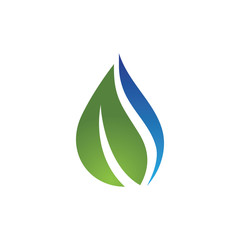 Water drop Logo Template vector illustration