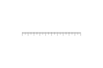 Fototapeta premium Measuring scale overlay bar for distance or volume measuring tools