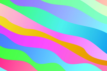 Colorful background with curved gradient lines. Pattern design for banner, poster, flyer, card, cover, brochure