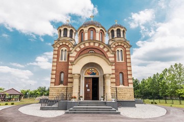 Fototapeta na wymiar orthodox church monastery